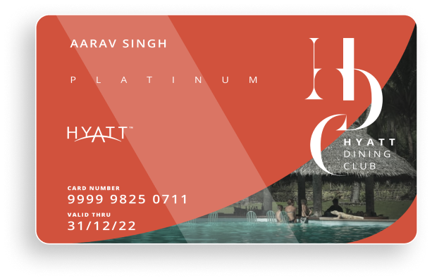 Hyatt Dining Club Platinum Membership